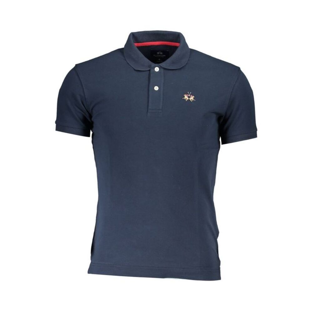 La Martina Blue Cotton Men's Polo Men's Shirt